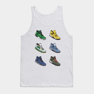 AJ 4 Retro Sneaker Collector Tank Top